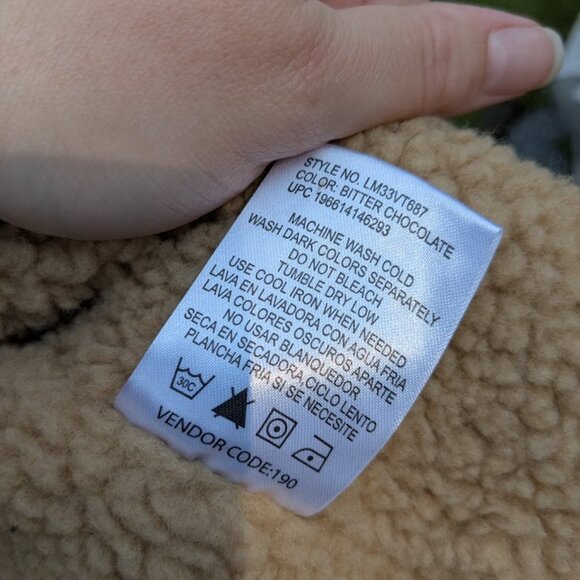 NWT! Lee Workwear Men's Sherpa Lined Workwear Vest - Picture 13 of 16